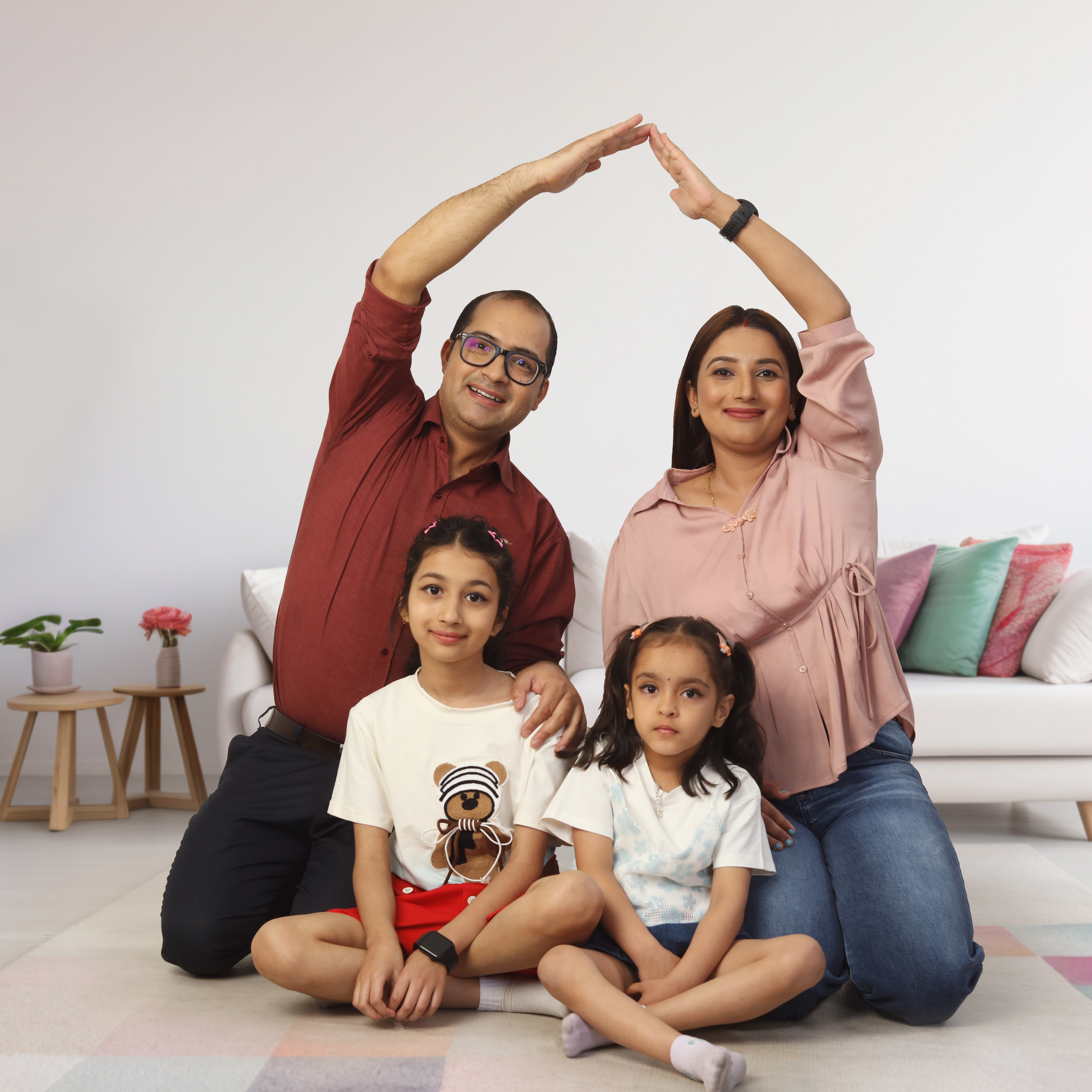 Business professionals reviewing documents
